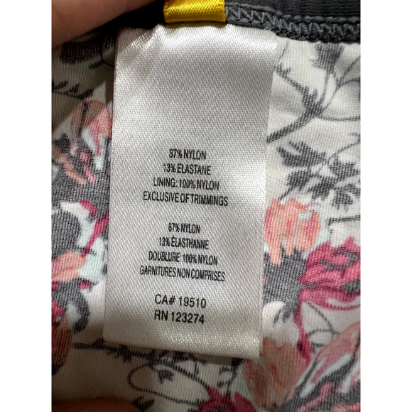 Lole tankini Large underwire Adjustable modest Casual Chic Swimwear artsy pool - Picture 4 of 7